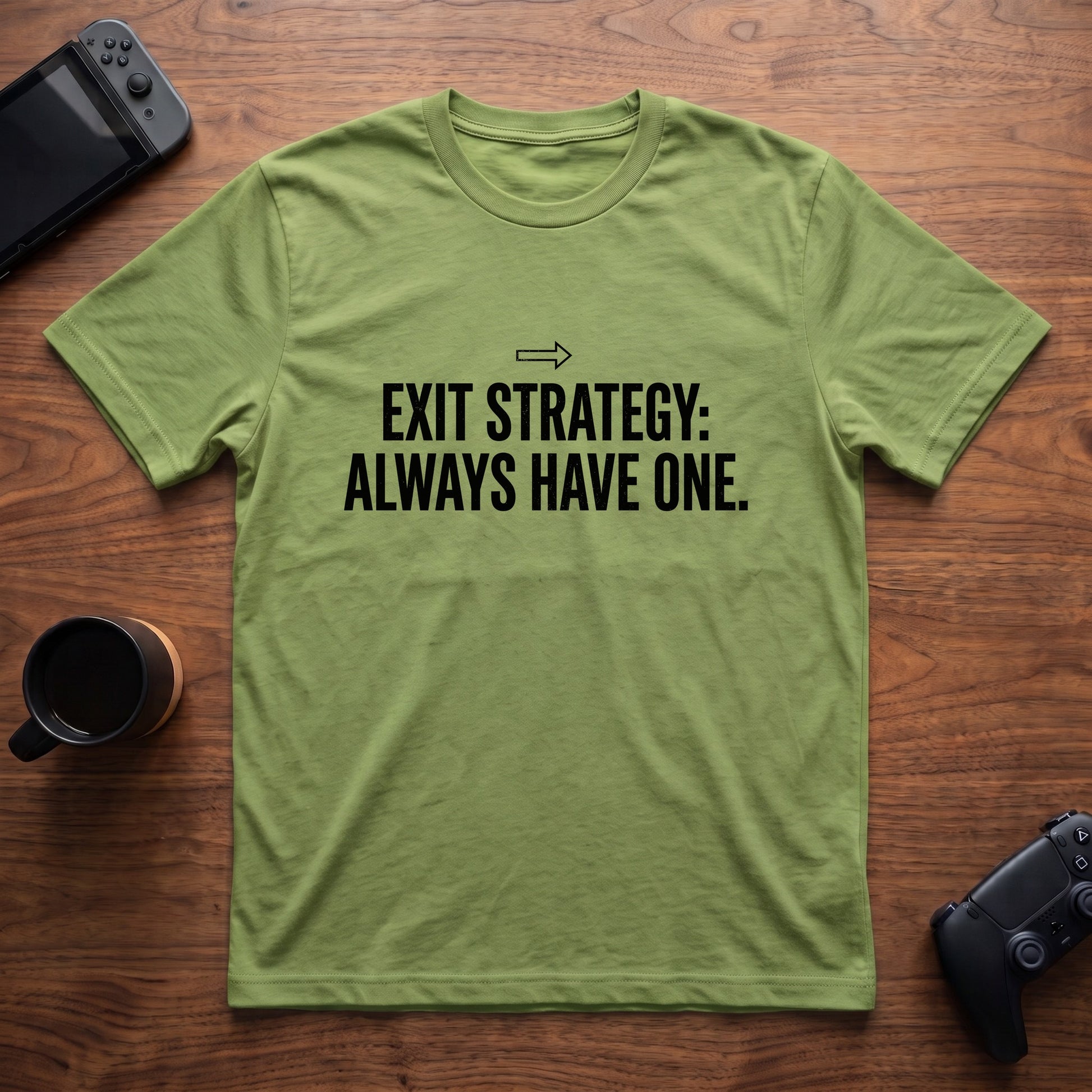 Exit Strategy T-Shirt - Lime