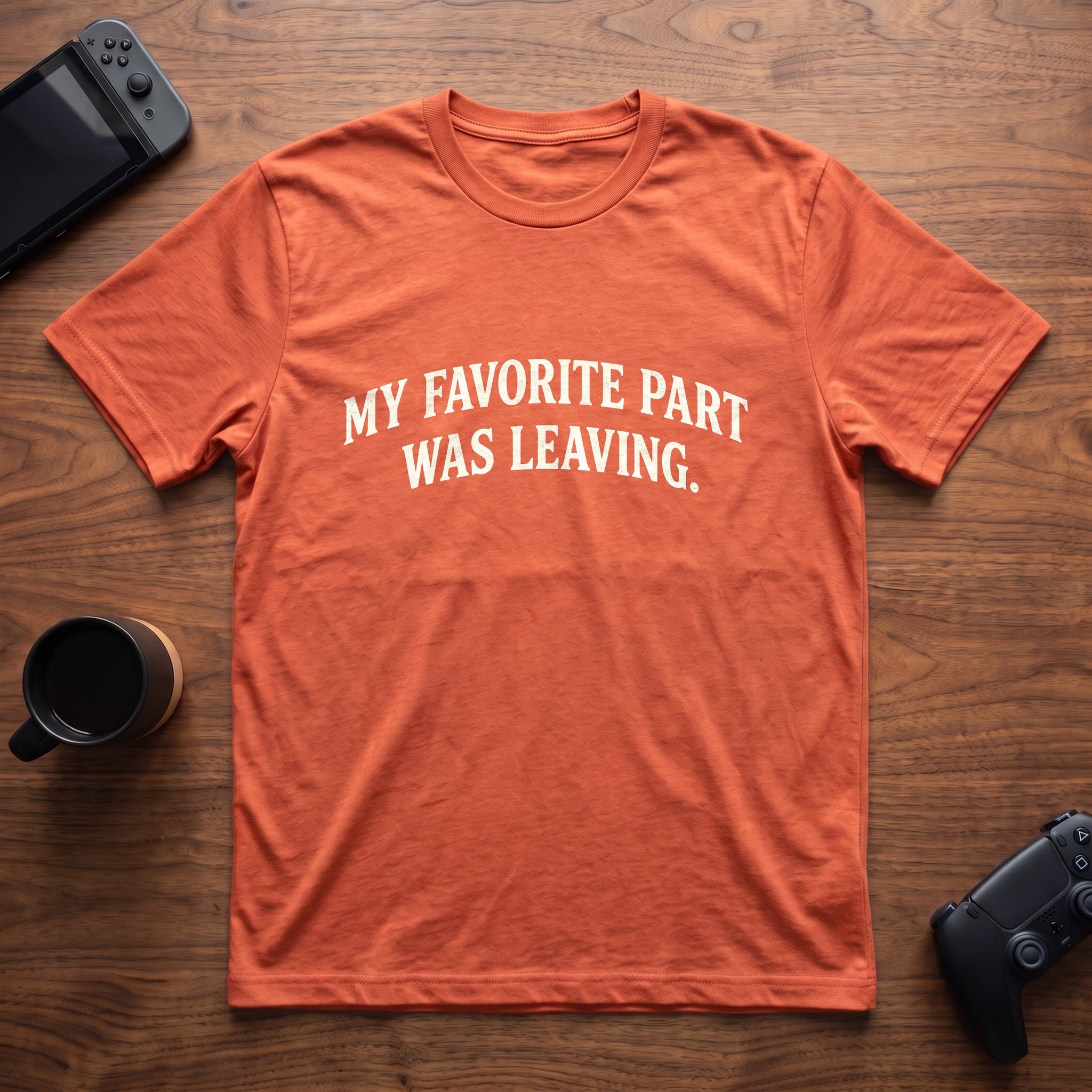 Favorite Part T-Shirt - Heather Orange