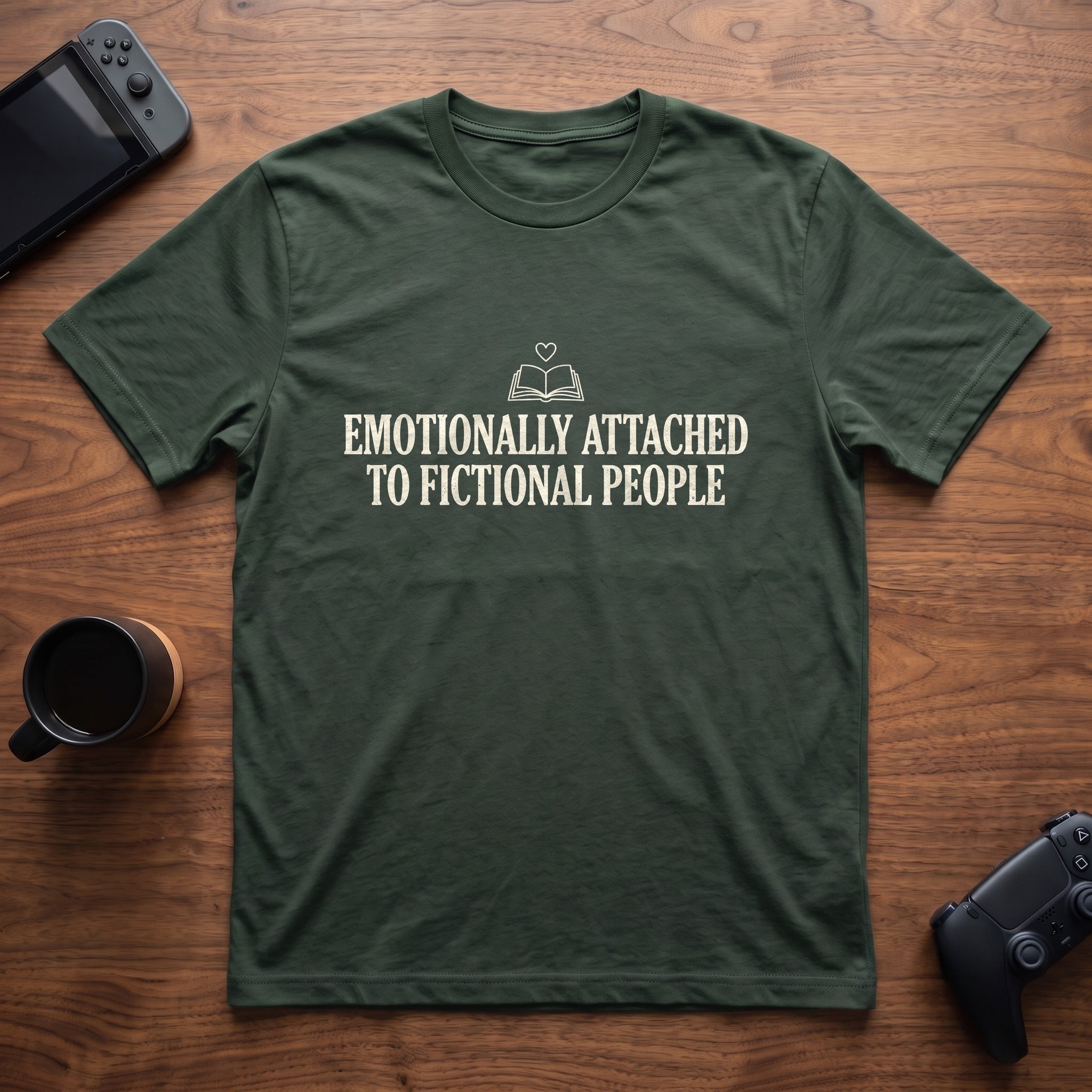 fictional-people-t-shirt - Forest Green