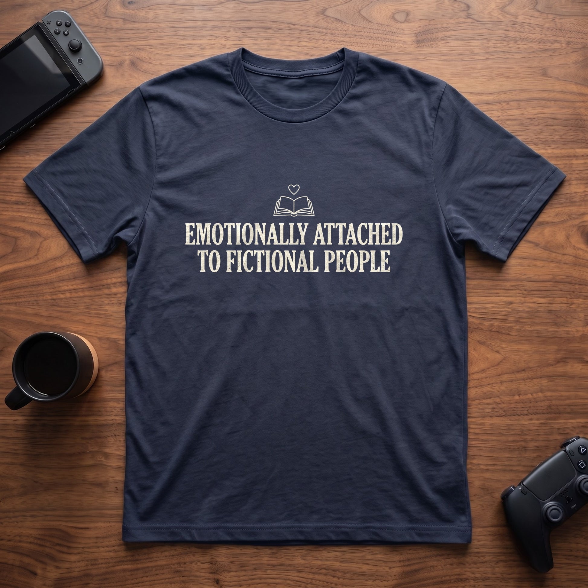 fictional-people-t-shirt - Navy