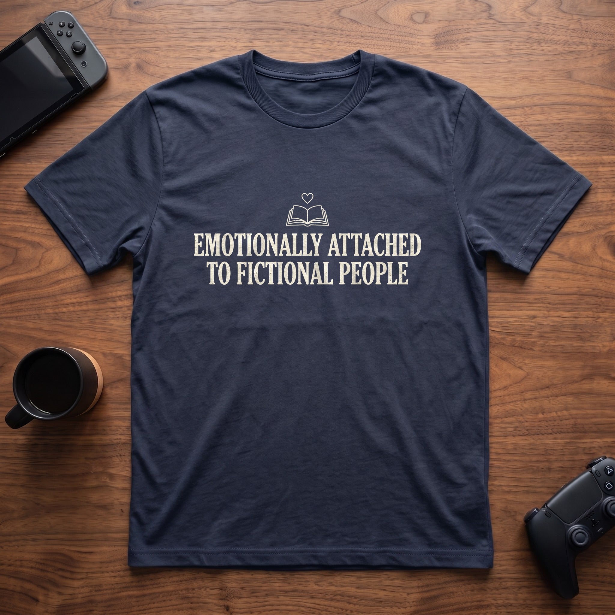 fictional-people-t-shirt - Navy