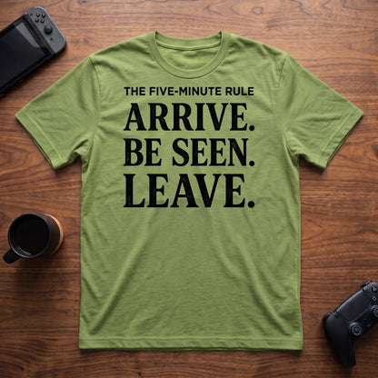 Five Minute Rule T-Shirt - Lime