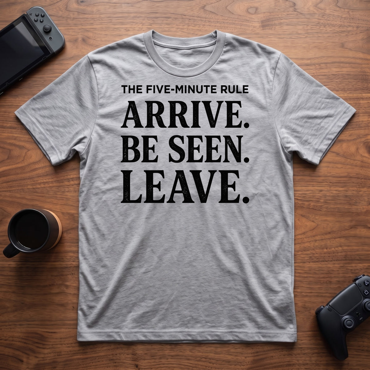 Five Minute Rule T-Shirt - Sport Grey