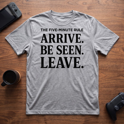Five Minute Rule T-Shirt - Sport Grey