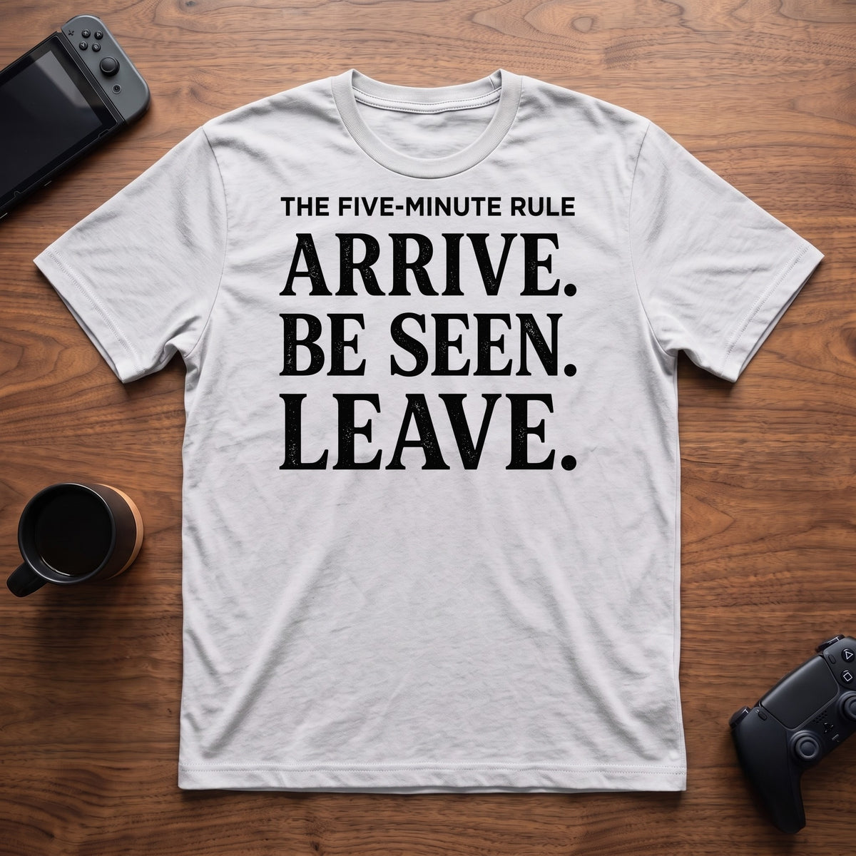 Five Minute Rule T-Shirt - White