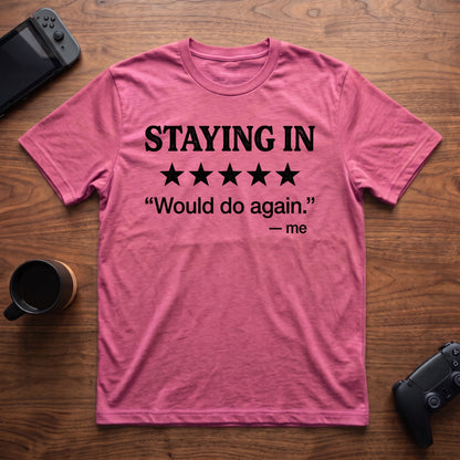 Five Stars T-Shirt - Heather Berry