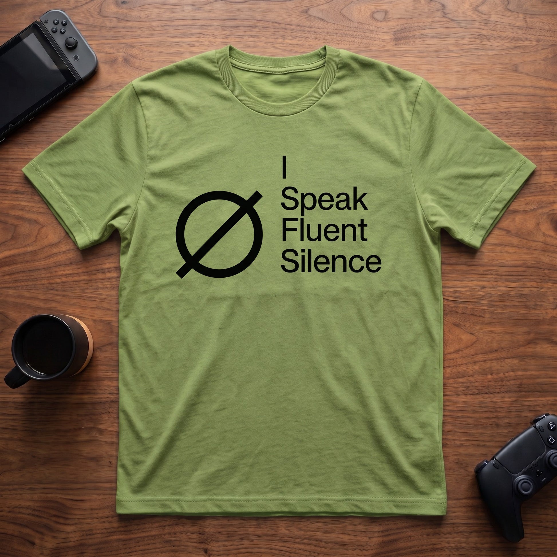 fluent-silence-t-shirt - Lime