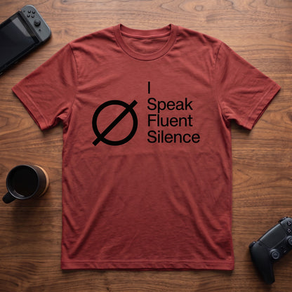 fluent-silence-t-shirt - Red