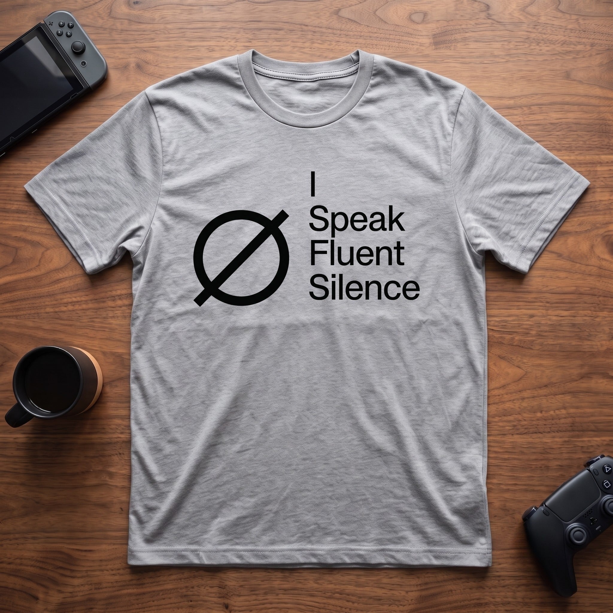 fluent-silence-t-shirt - Sport Grey