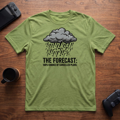forecast-cancelled-plans-t-shirt - Lime