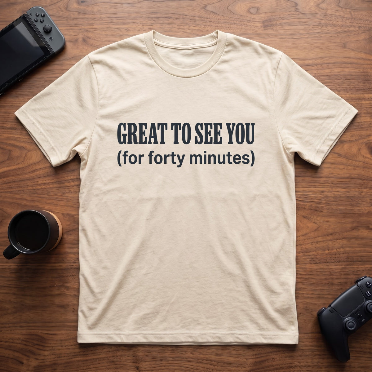 Forty Minutes T-Shirt - Natural
