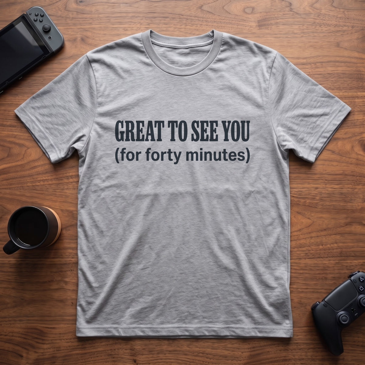 Forty Minutes T-Shirt - Sport Grey