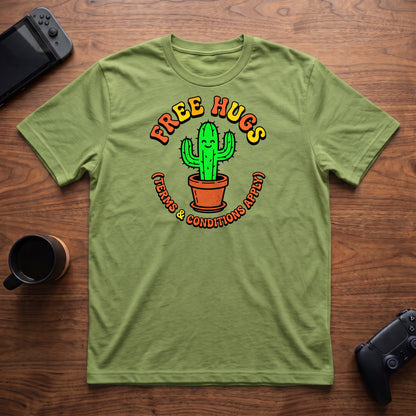 free-hugs-t-shirt - Lime