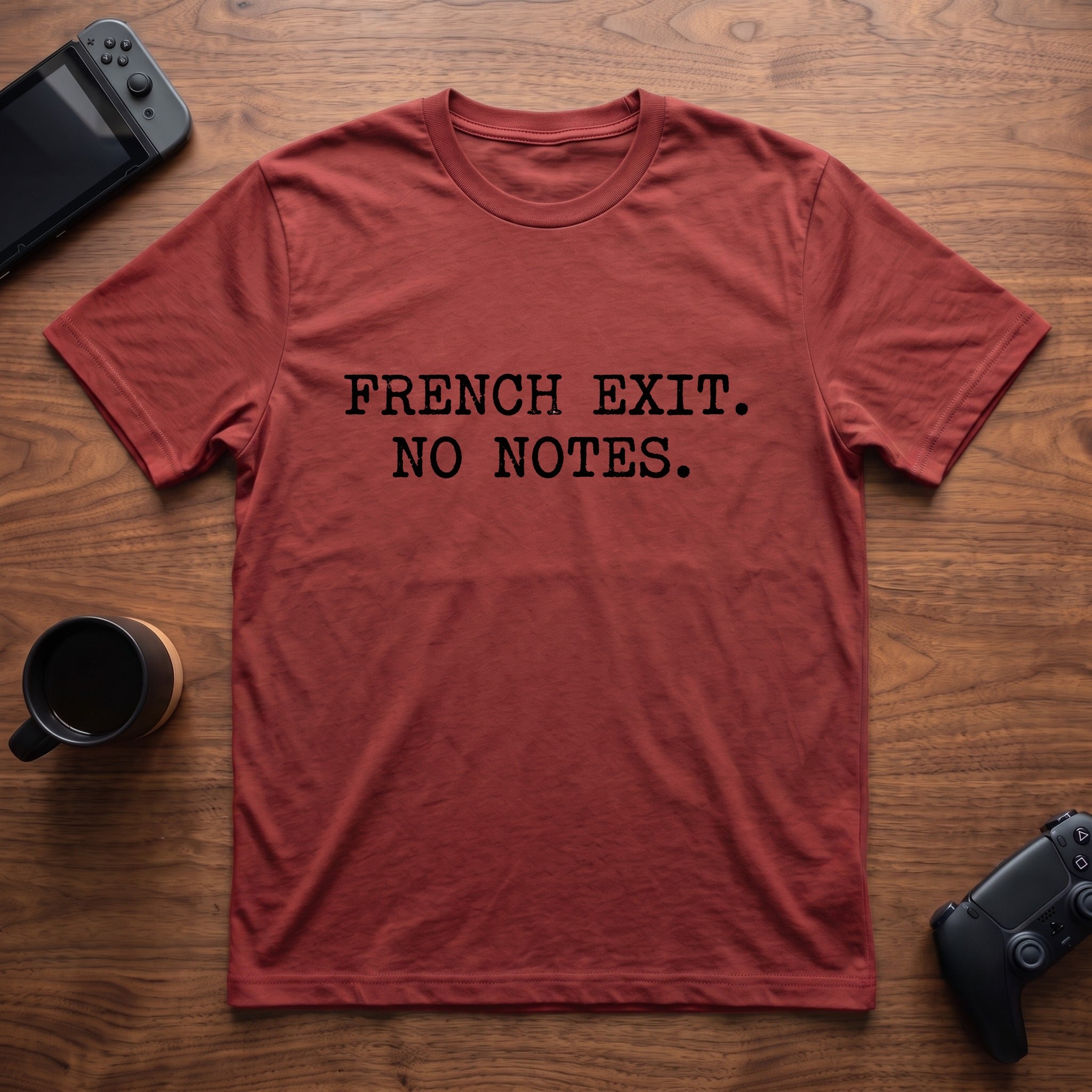 french-exit-t-shirt - Red