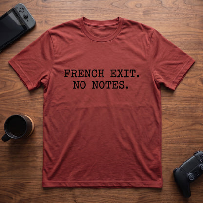 french-exit-t-shirt - Red