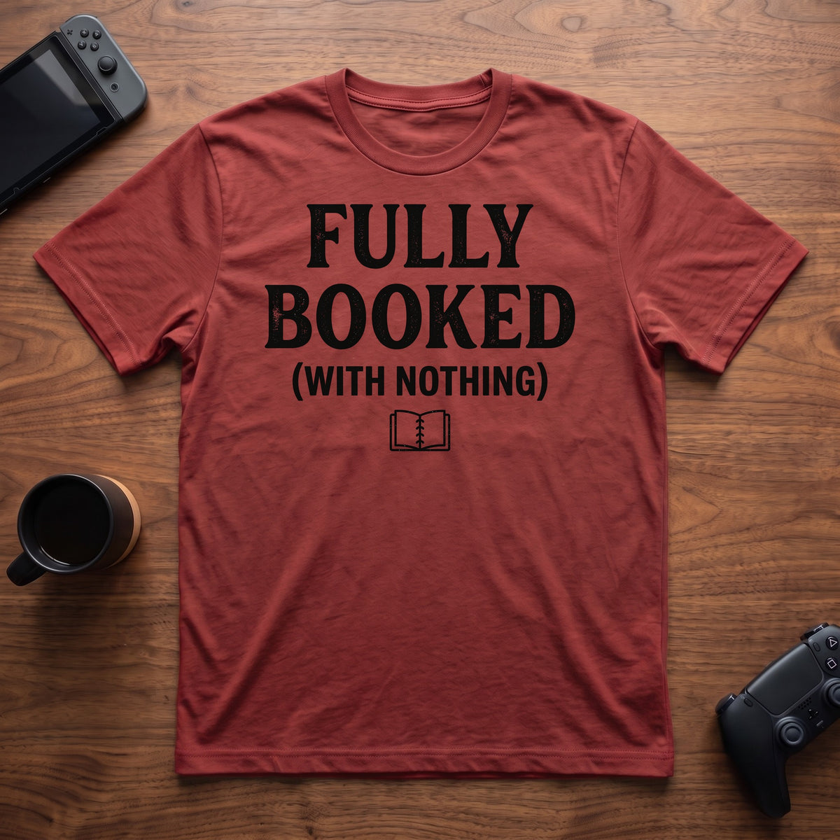 Fully Booked T-Shirt - Red