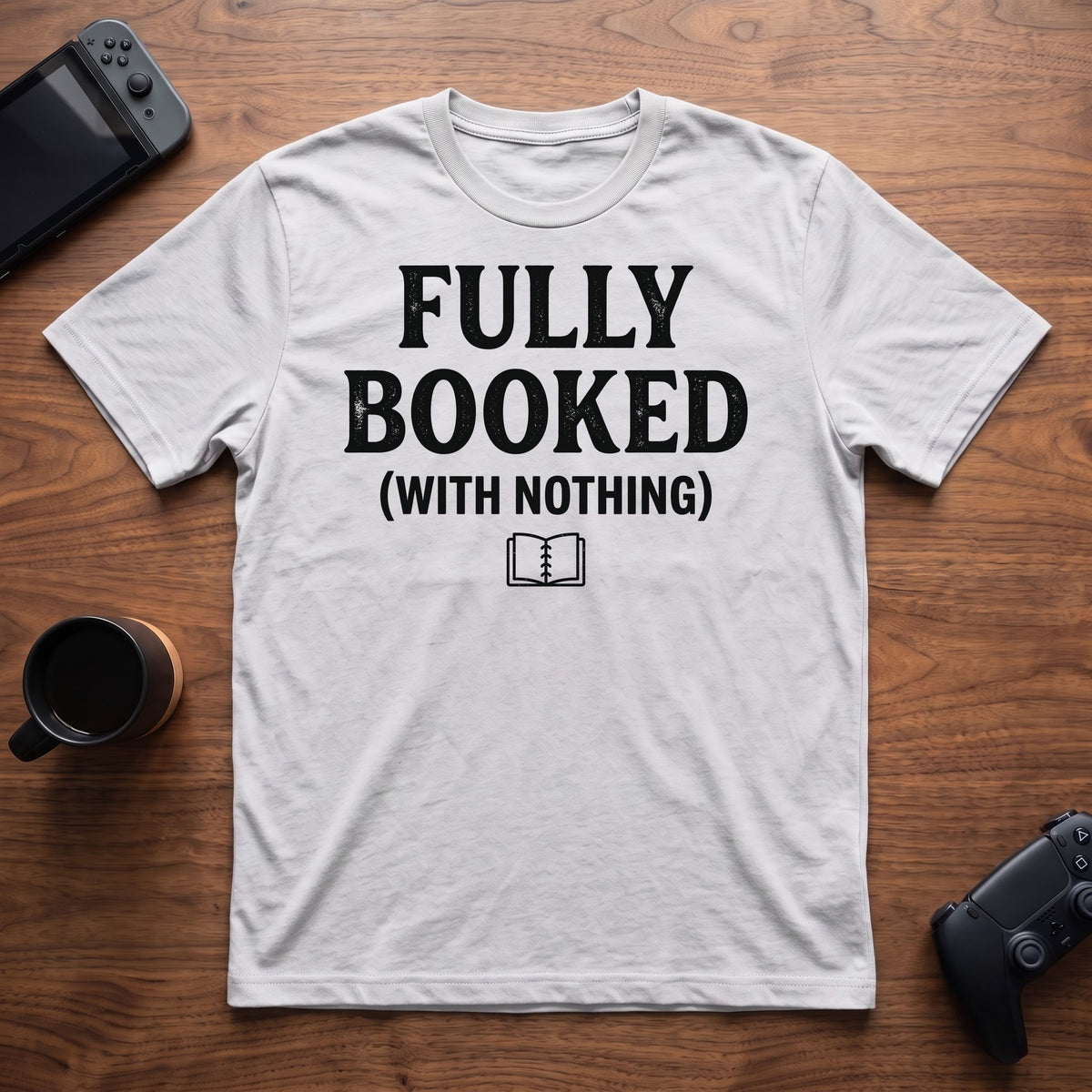Fully Booked T-Shirt - White