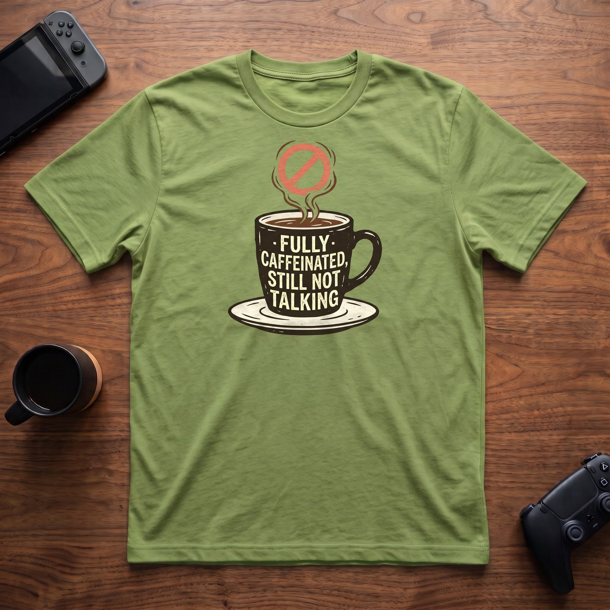 fully-caffeinated-t-shirt - Lime