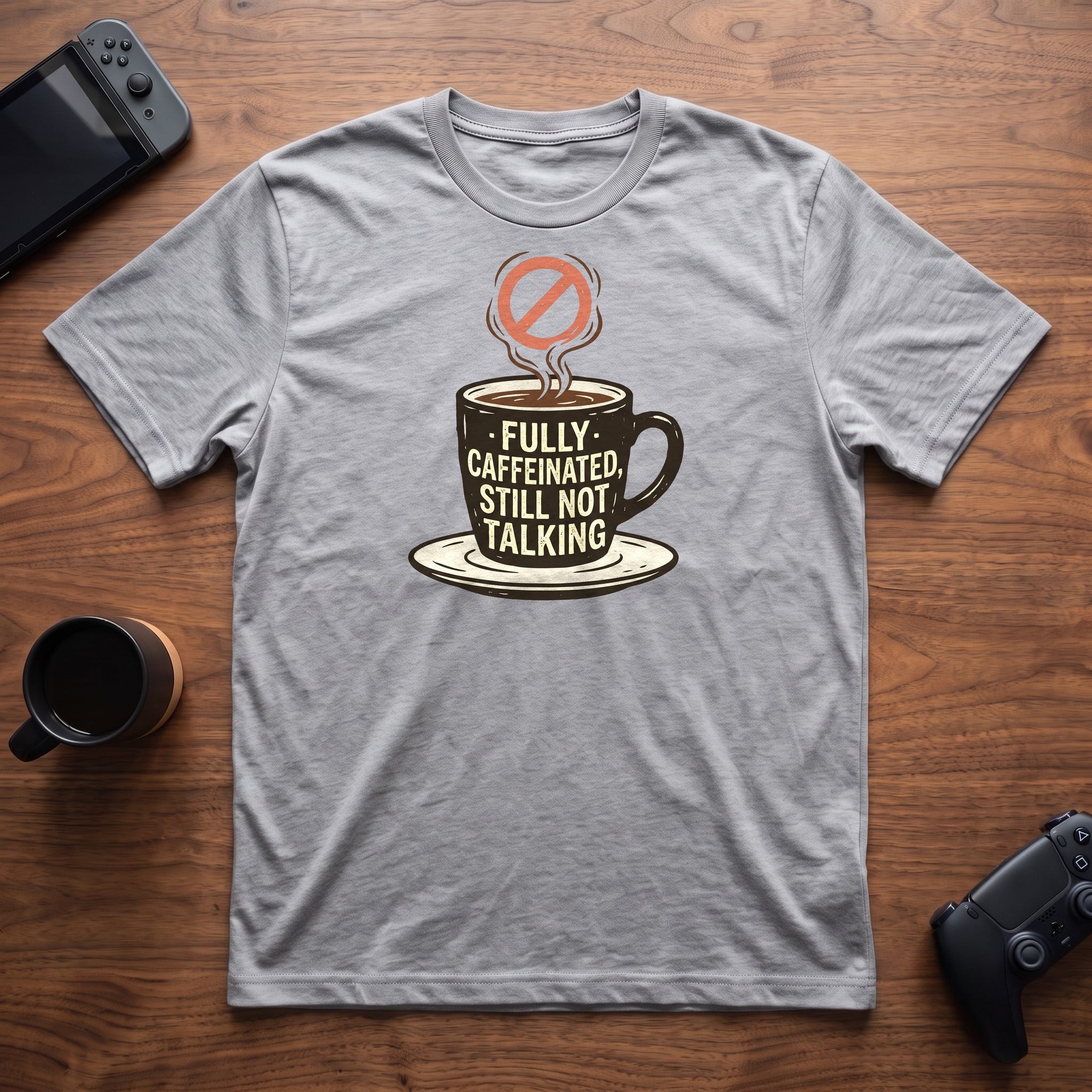 fully-caffeinated-t-shirt - Sport Grey