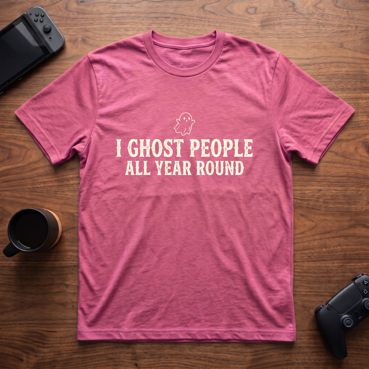 Ghost People T-Shirt - Heather Berry
