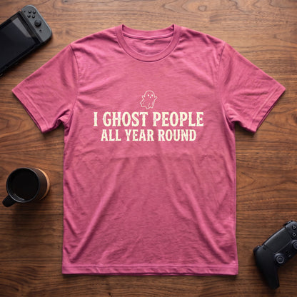 Ghost People T-Shirt - Heather Berry