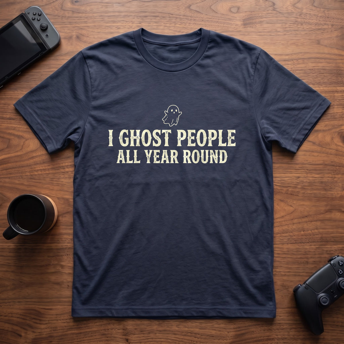 Ghost People T-Shirt - Navy