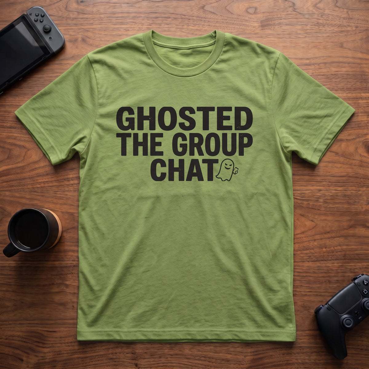 Ghosted The Group Chat T-Shirt - Lime