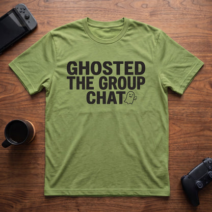 Ghosted The Group Chat T-Shirt - Lime