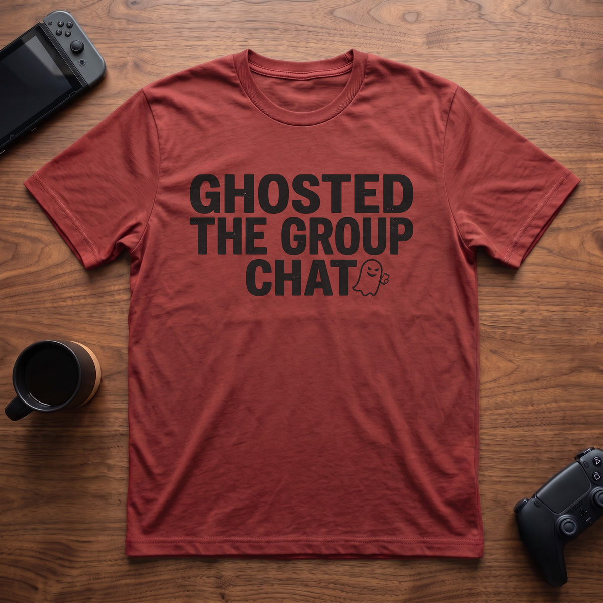 Ghosted The Group Chat T-Shirt - Red