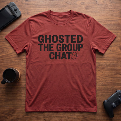 Ghosted The Group Chat T-Shirt - Red