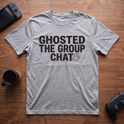 Ghosted The Group Chat T-Shirt - Sport Grey