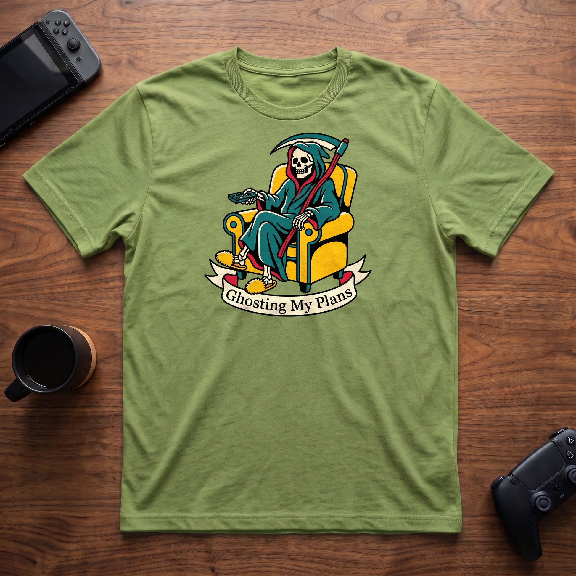 Ghosting My Plans T-Shirt - Lime