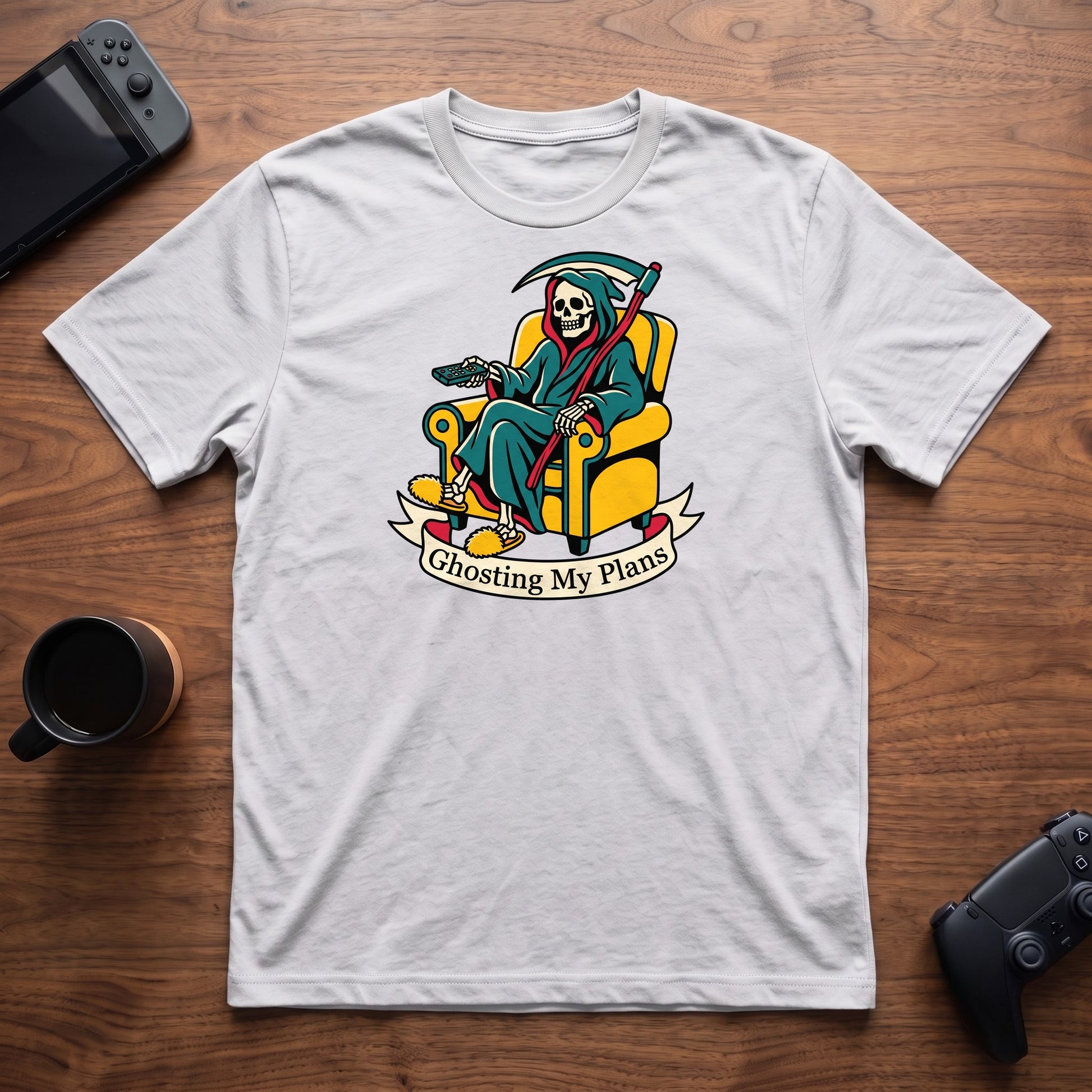 Ghosting My Plans T-Shirt - White