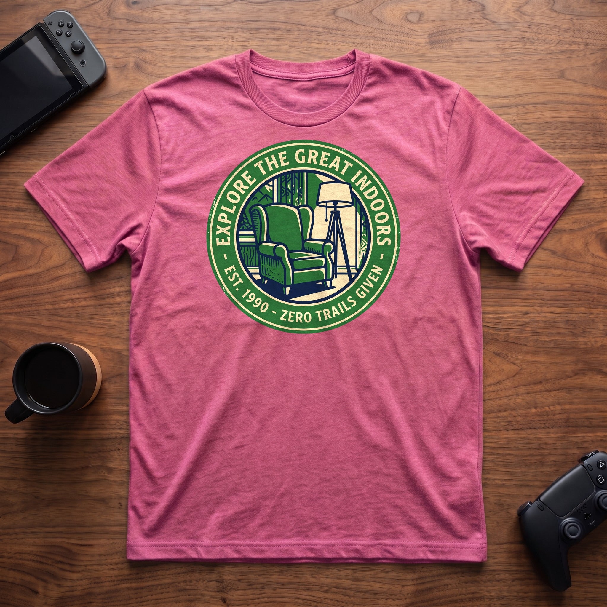 Great Indoors T-Shirt - Heather Berry