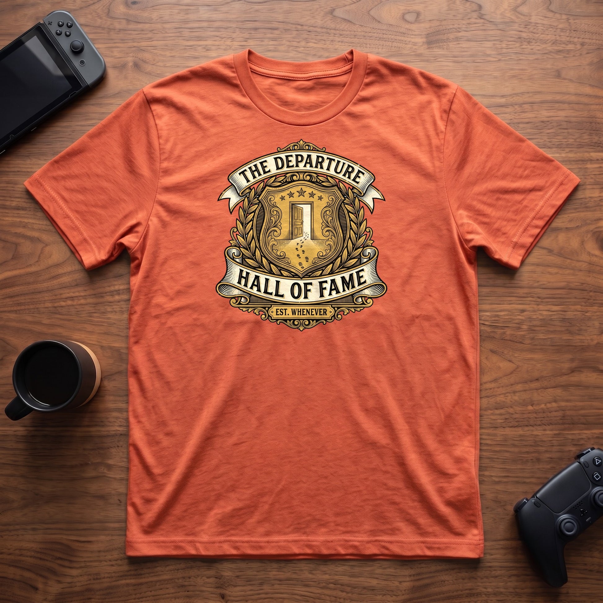 hall-of-fame-t-shirt - Heather Orange