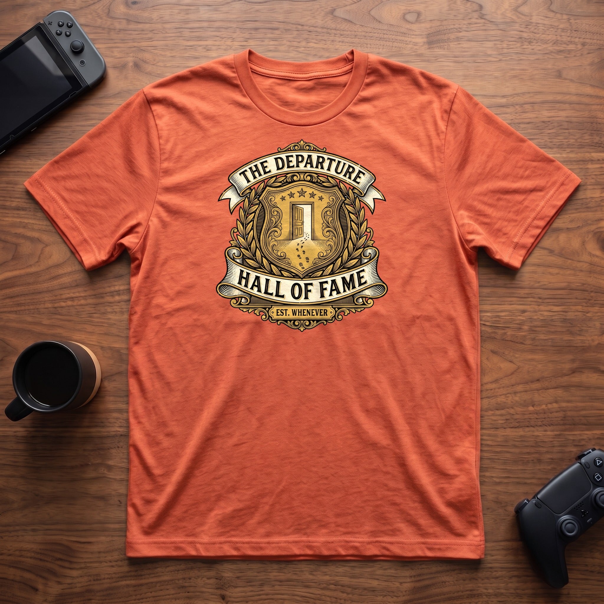 hall-of-fame-t-shirt - Heather Orange