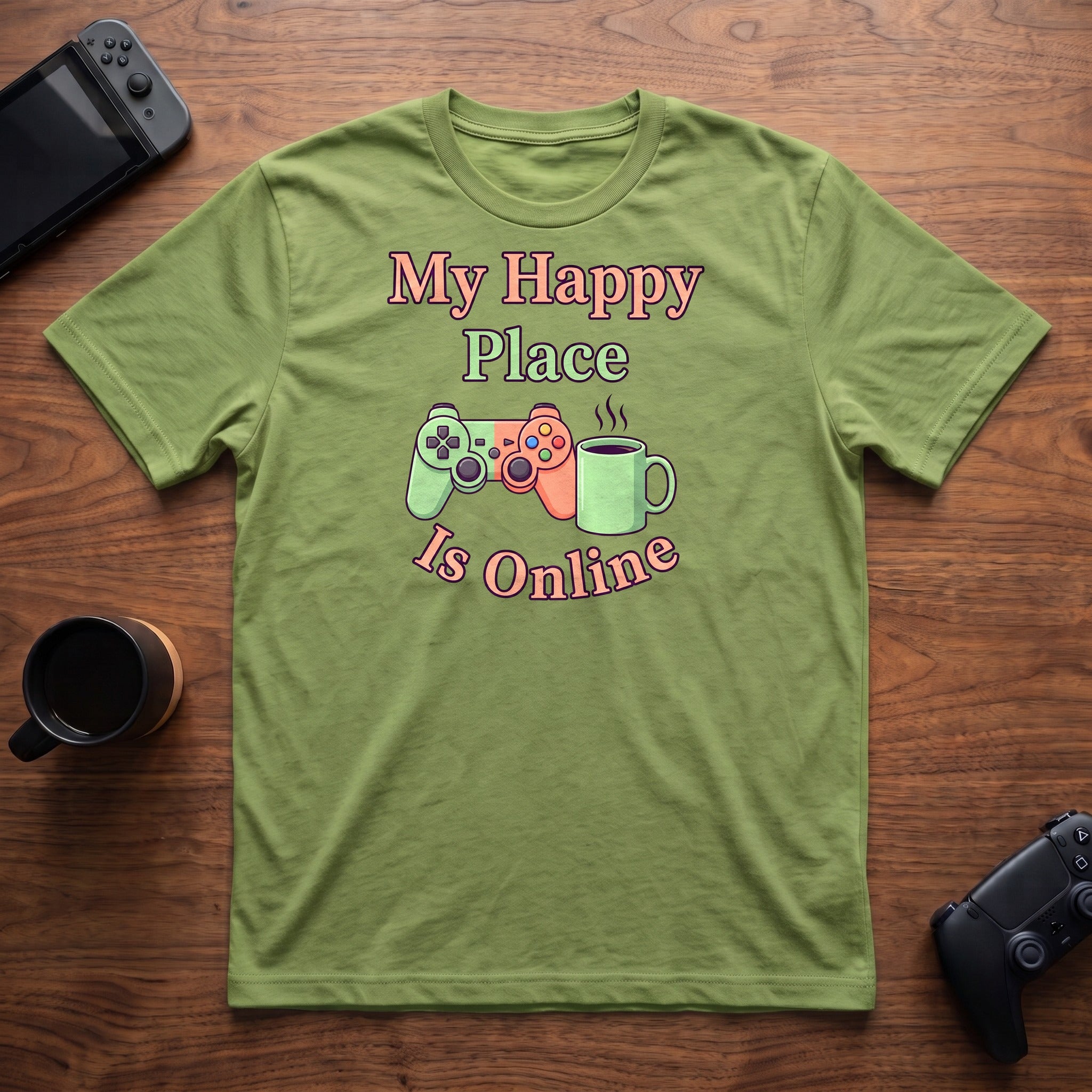 Happy Online T-Shirt - Lime