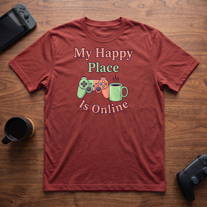 Happy Online T-Shirt - Red