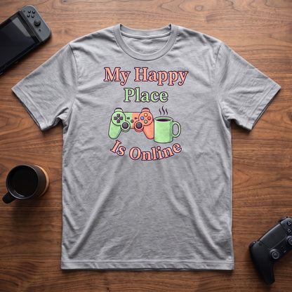 Happy Online T-Shirt - Sport Grey