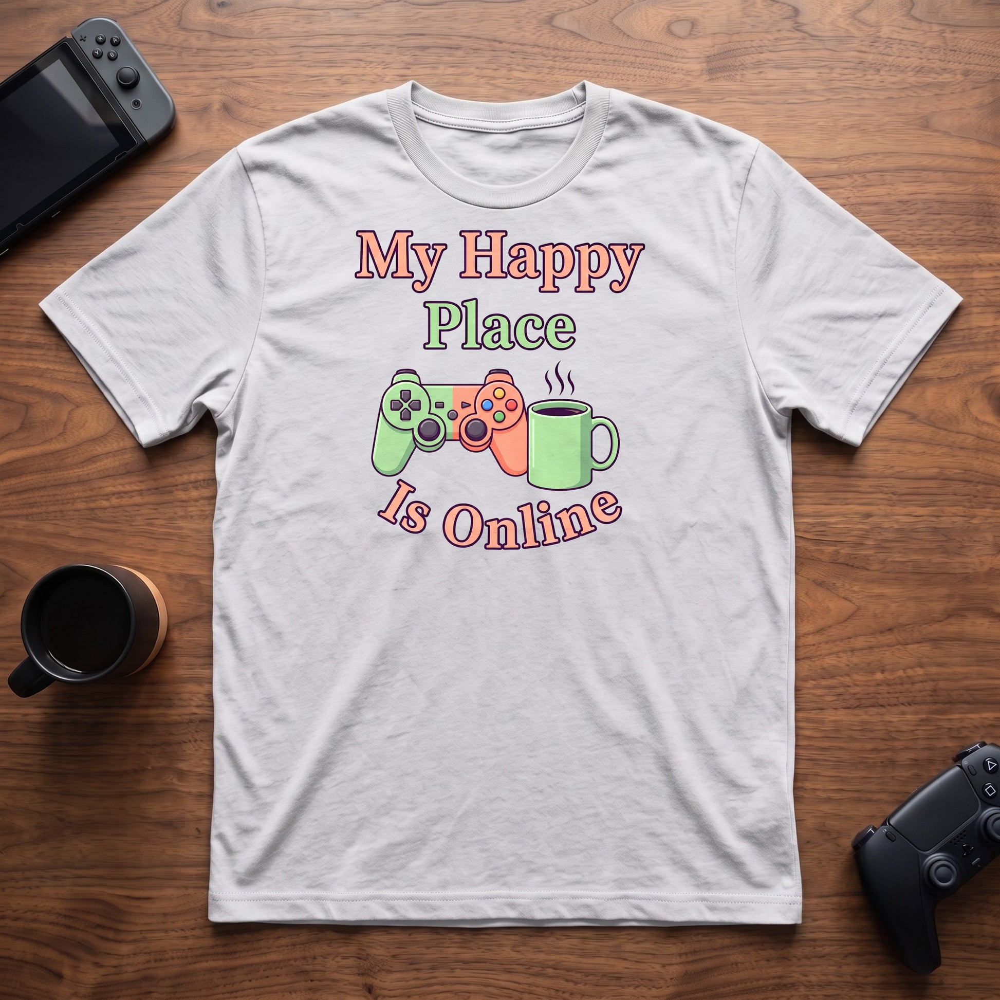 Happy Online T-Shirt - White