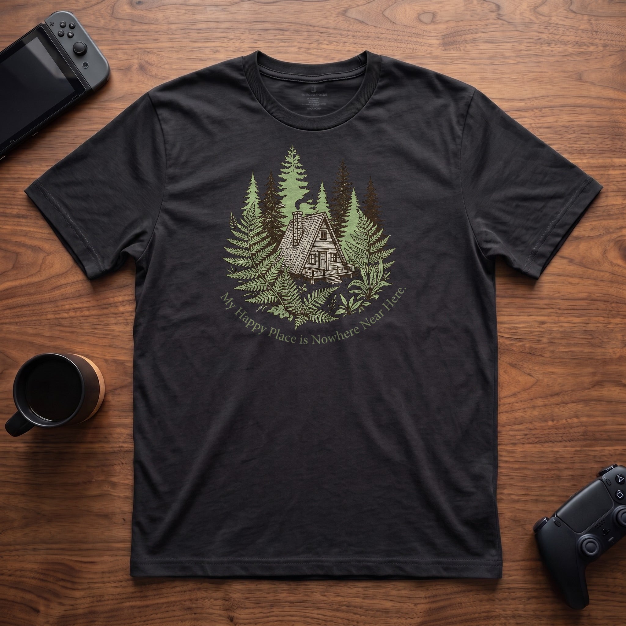 Happy Place T-Shirt - Black