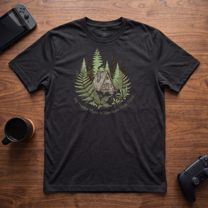Happy Place T-Shirt - Black