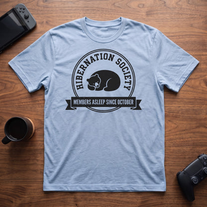 Hibernation Society T-Shirt - Light Blue