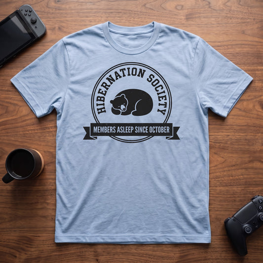 Hibernation Society T-Shirt - Light Blue