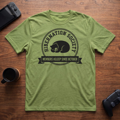 Hibernation Society T-Shirt - Lime
