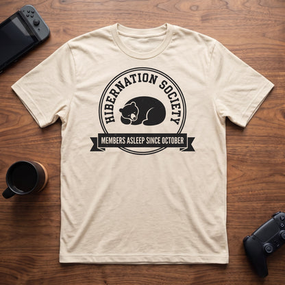 Hibernation Society T-Shirt - Natural