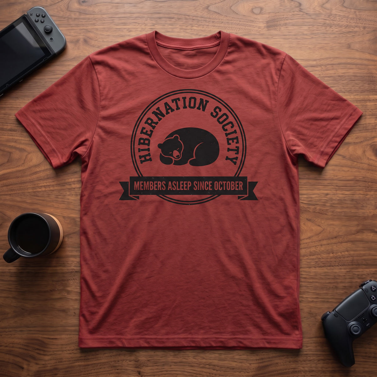 Hibernation Society T-Shirt - Red