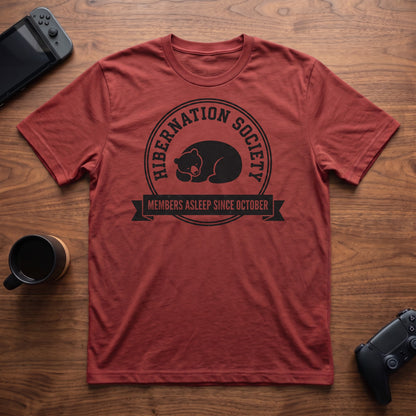 Hibernation Society T-Shirt - Red