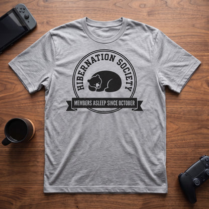 Hibernation Society T-Shirt - Sport Grey