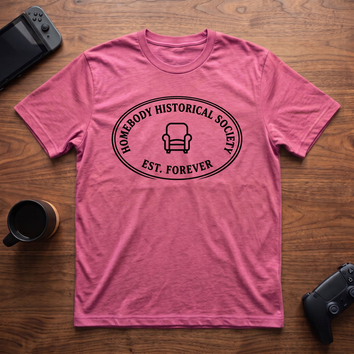 Homebody Society T-Shirt - Heather Berry